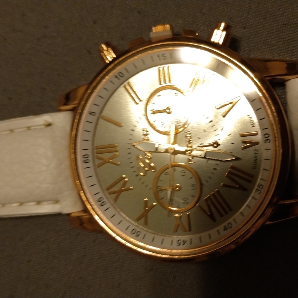 Geneva faux watch womens - Picture 3 of 9